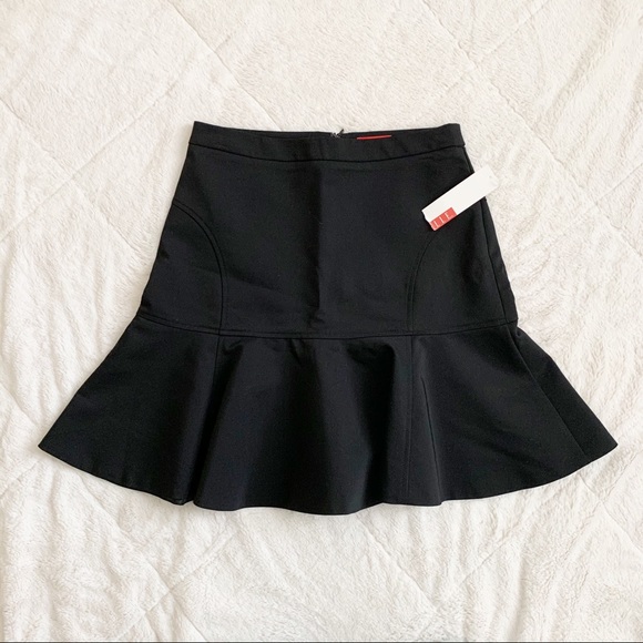Elle Dresses & Skirts - NWT ELLE / black flounce flare ruffle skirt / 4